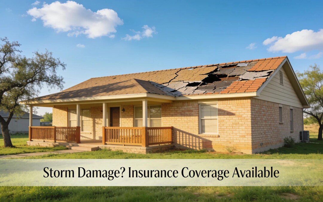 Will My Insurance Cover Storm Damage Roof Repairs in Texas?
